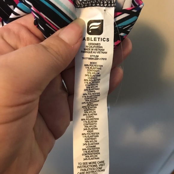 4/$25 Fabletics pink Mary racer back workout tank xxs - Picture 5 of 6